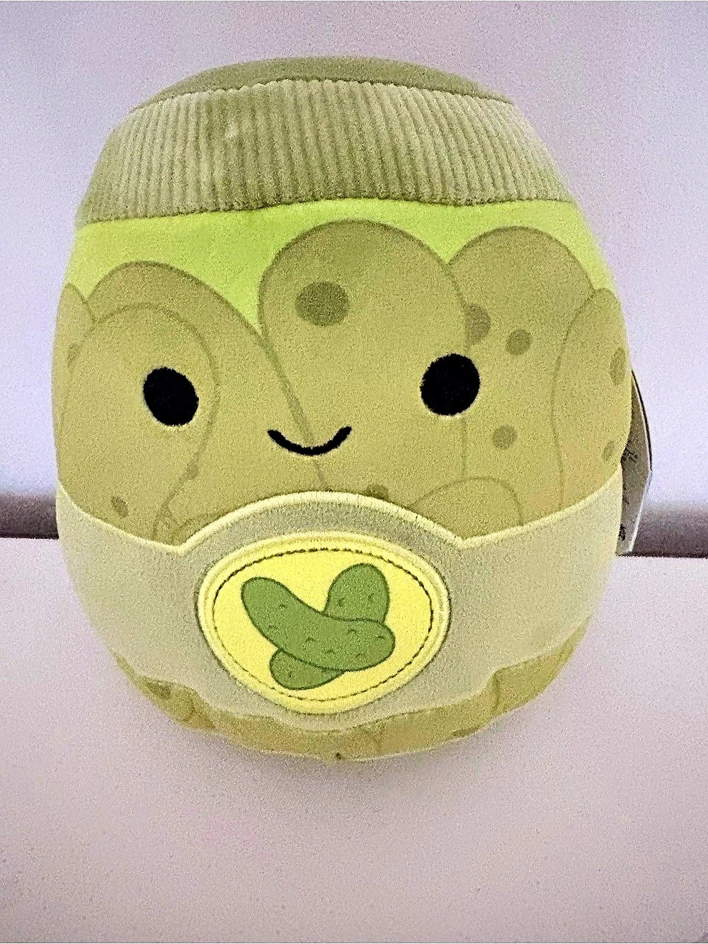 Squishmallows Zaid the Pickle Jar Green Plush